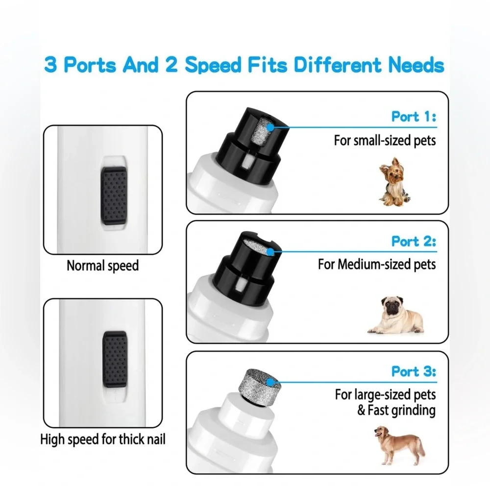 Professional pet nail grinder